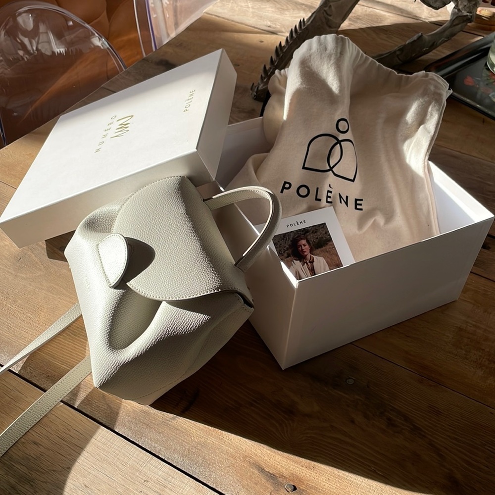 Polene Numero Un Nano - Chalk with box, dust bag, etc! Impeccable!